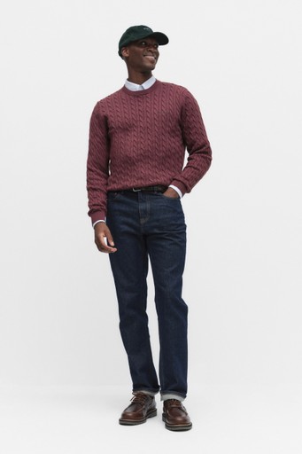 Dave cable crew neck
