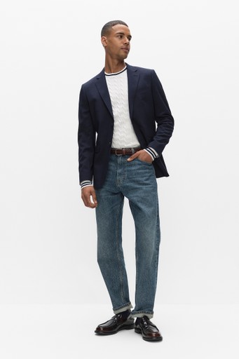 Dave cable crew neck