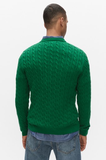 Dave cable crew neck