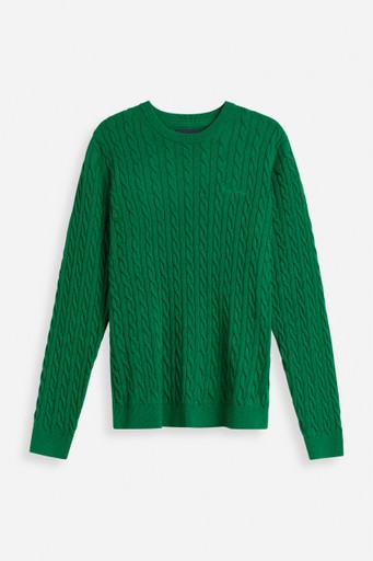 Dave cable crew neck