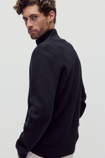 Roman zip cardigan