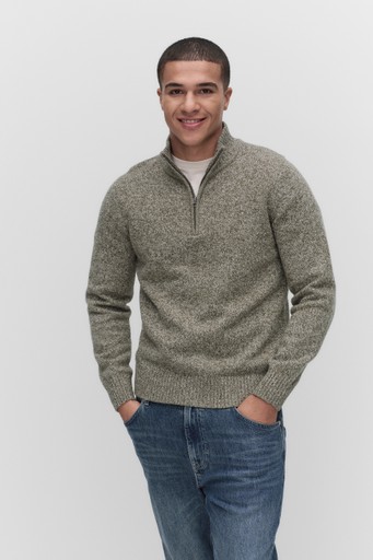 Jon marled half zip