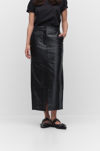 Letho leather skirt