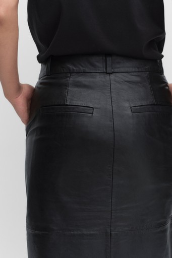 Letho leather skirt