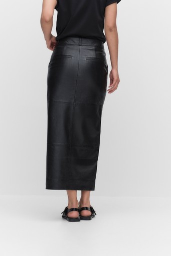 Letho leather skirt