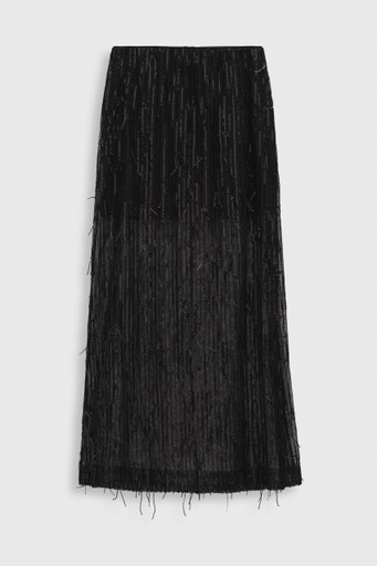 Tassel maxi skirt