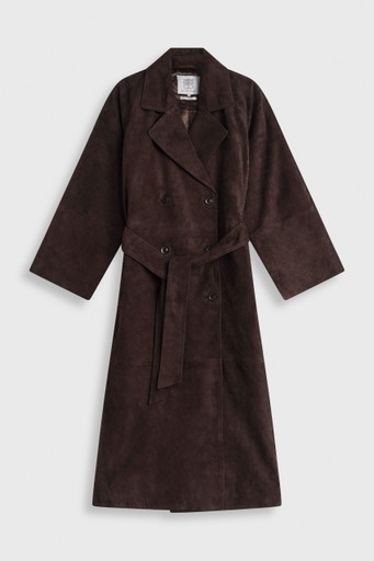 Noomi suede trench