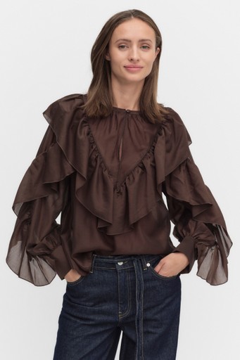Fria frill blouse Fria frill blouse