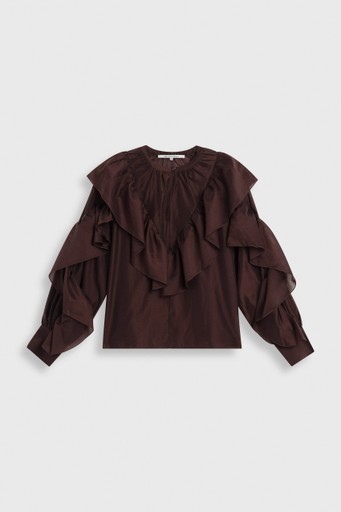 Fria frill blouse