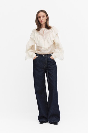 Fria frill blouse