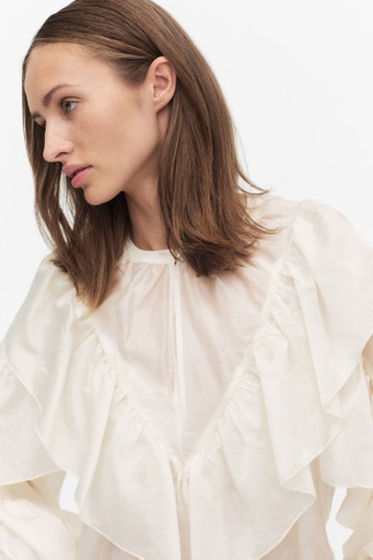 Fria frill blouse