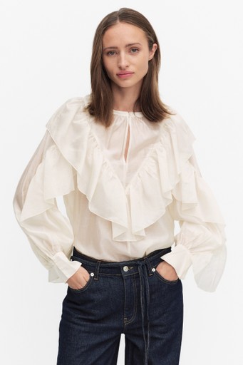 Fria frill blouse