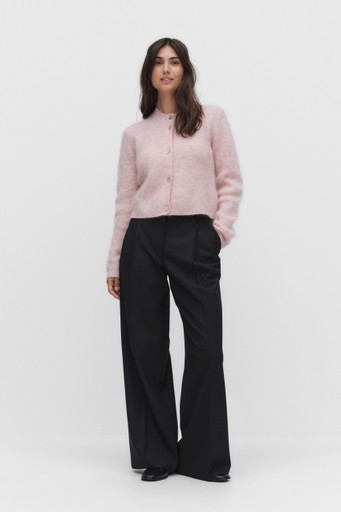 Andrea rib ls cardig