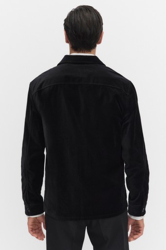 Arran velvet overshirt