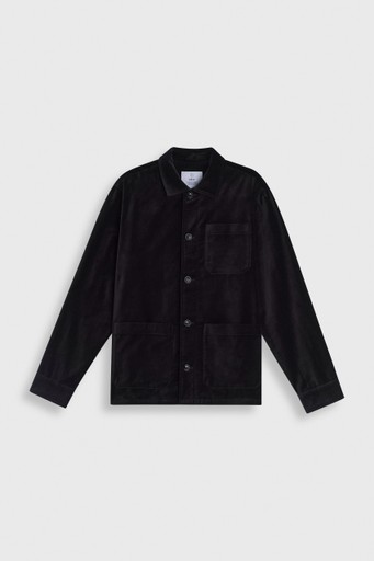 Arran velvet overshirt
