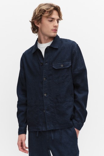 Noah linen shirt jacket