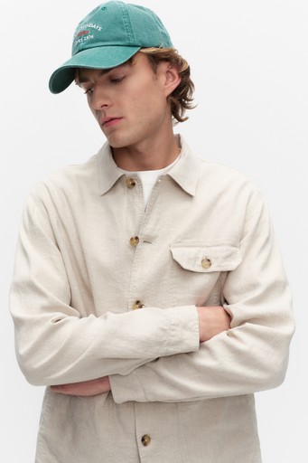 Noah linen shirt jacket