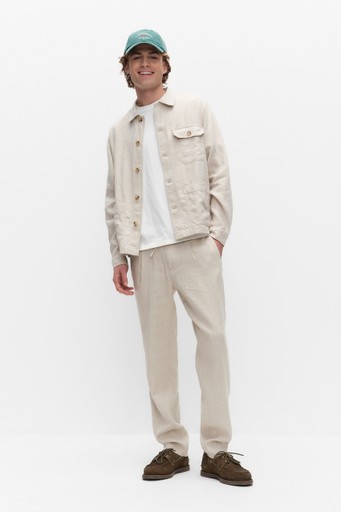 Noah linen shirt jacket