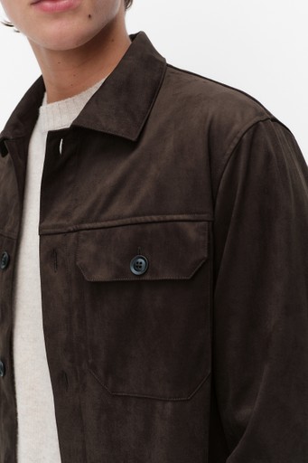 Emmett faux suede jkt