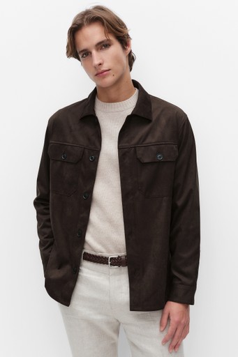 Emmett faux suede jkt