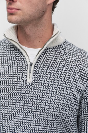 Tor jacquard halfzip