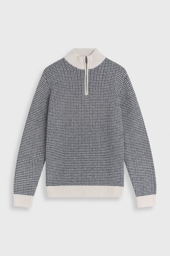 Tor jacquard halfzip