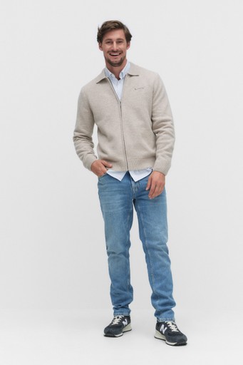 Rubert Zip Cardigan