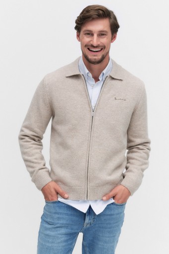 Rubert Zip Cardigan