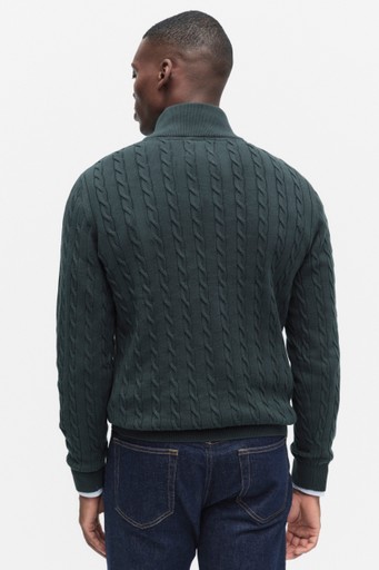 Jim cableknit halfzip
