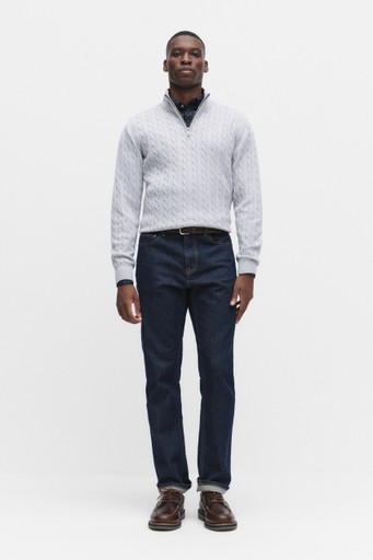 Jim cableknit halfzip Jim cableknit halfzip
