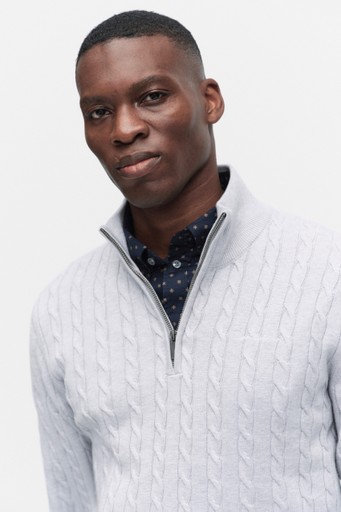 Jim cableknit halfzip Jim cableknit halfzip