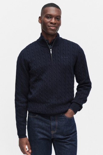 Jim cableknit halfzip