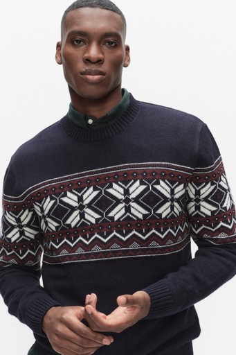 Harold jacquard crew neck