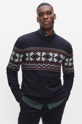 Harold jacquard crew neck