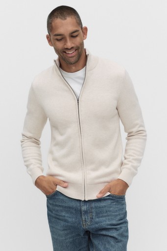 George zip cardigan