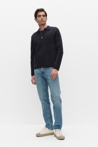 Wallace zip cardigan