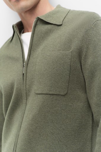 Wallace zip cardigan