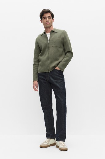 Wallace zip cardigan