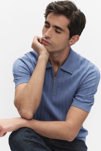 Blake knit poloshirt