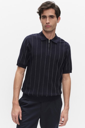 Blake knit poloshirt