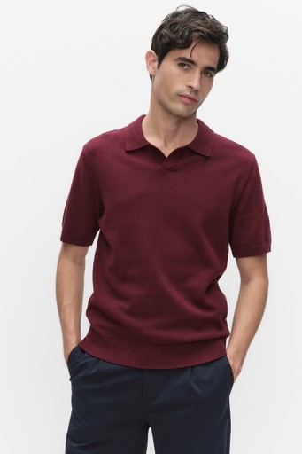 Fisher linen poloshirt