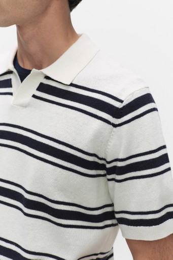 Fisher linen poloshirt