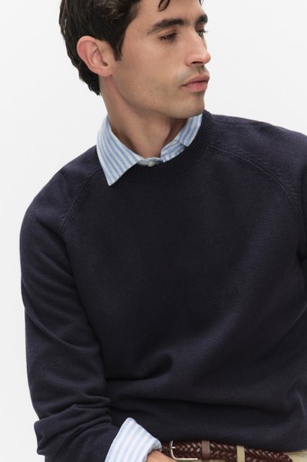Fitch linen crewneck