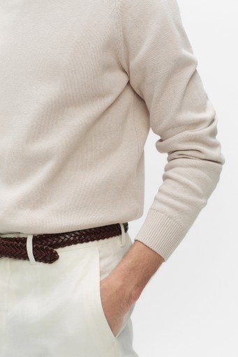 Fitch linen crewneck