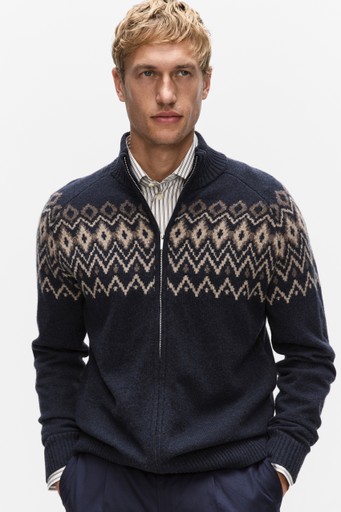 Ralph jacquard cardigan