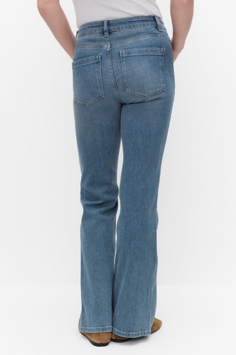 Lulu braid denim trousers