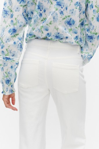 Lulu braid denim trousers