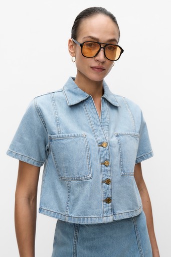 Jessie denim blouse