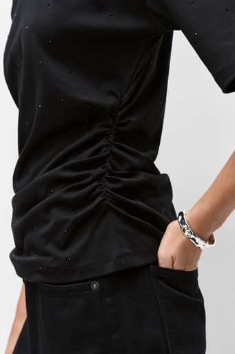 Clara rhinestone top