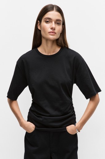Clara rhinestone top